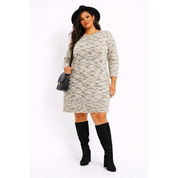 MAURICES Popcorn Knit Sweater Dress